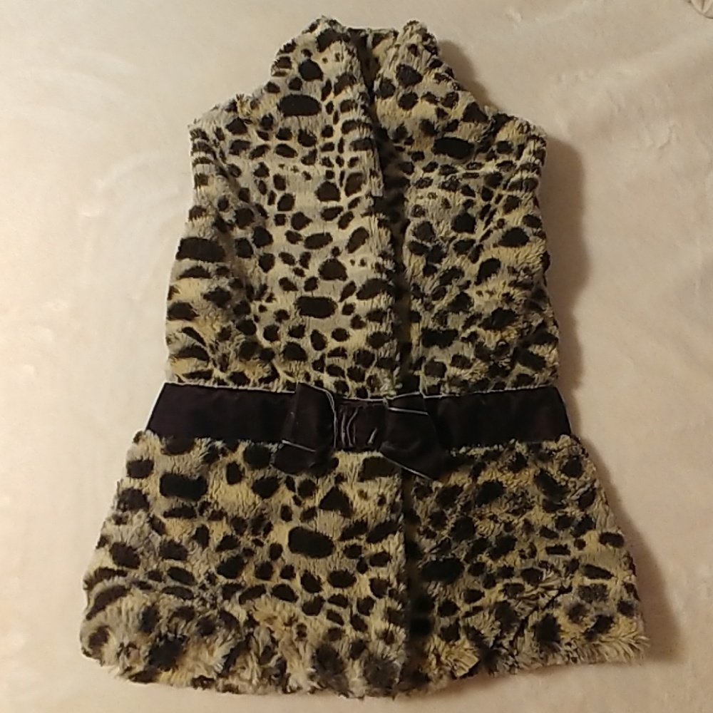 LITTLE LASS FAUX FUR VEST SIZE 3T